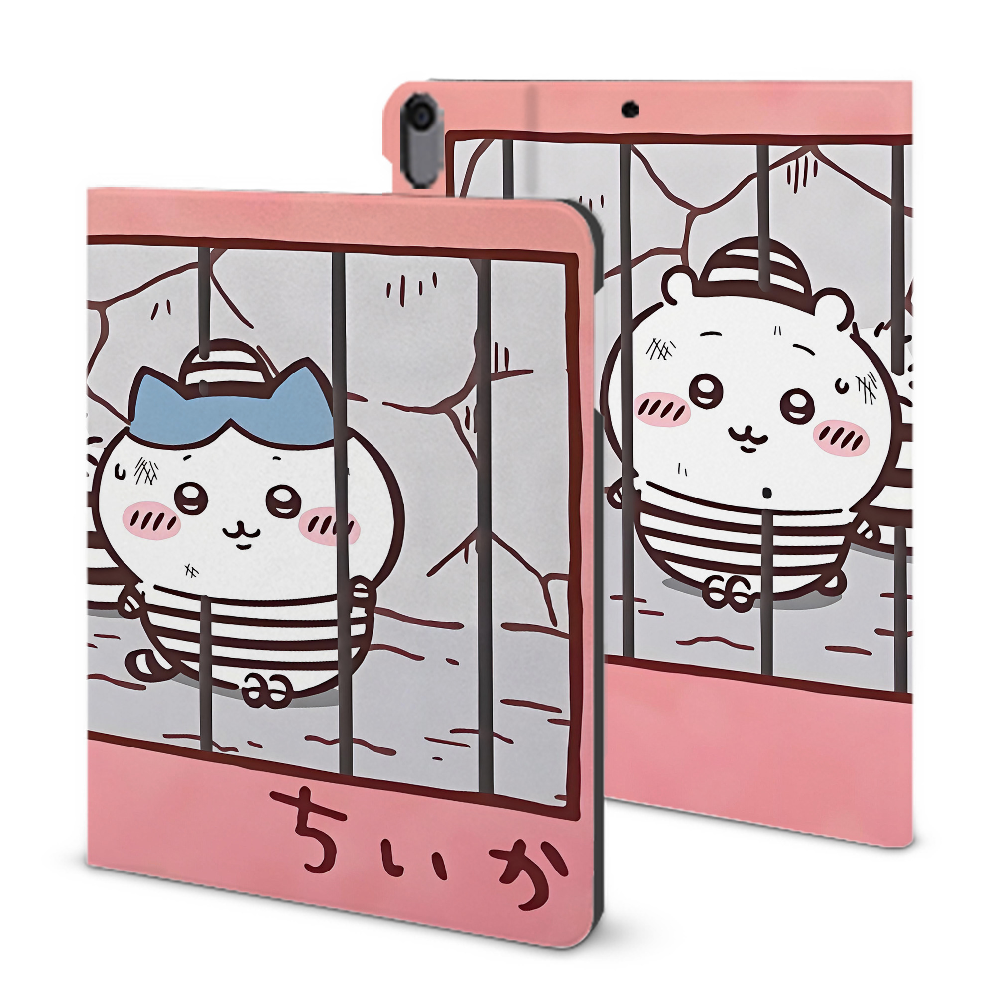 （画像用） ちいかわ Chii-kawa IPad ケース ブック型 PUレザー TPU 耐衝撃 軽量 薄型 ペン収納なし 全面保護 IPad 各モデル対応
